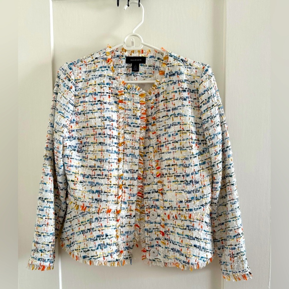 Tweed blazer Halogen
